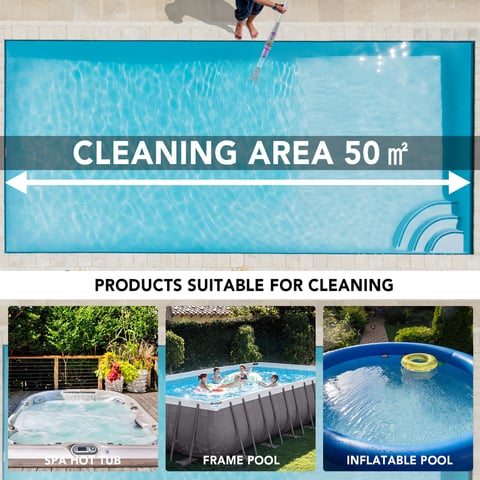 BN10 PRO Cordless Portable Handheld Rechargeable Electric Battery Pool Vacuum Head Cleaner Automatic Swimming Pool Corner Brush