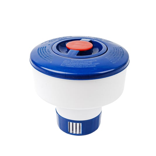 Swimming pool chlorine tablet dispenser for spa and bathtub